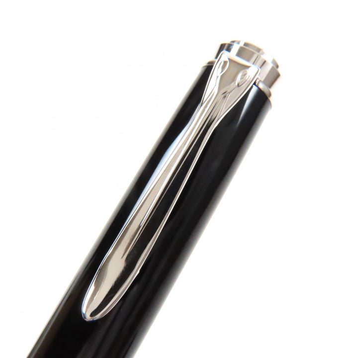 Excellent PERIKAN fountain pen Sovereign Black Silver 14K mens M405