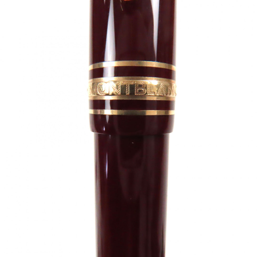 Great MONTBLANC fountain pen Meisterstück Classic Bordeaux 14K mens