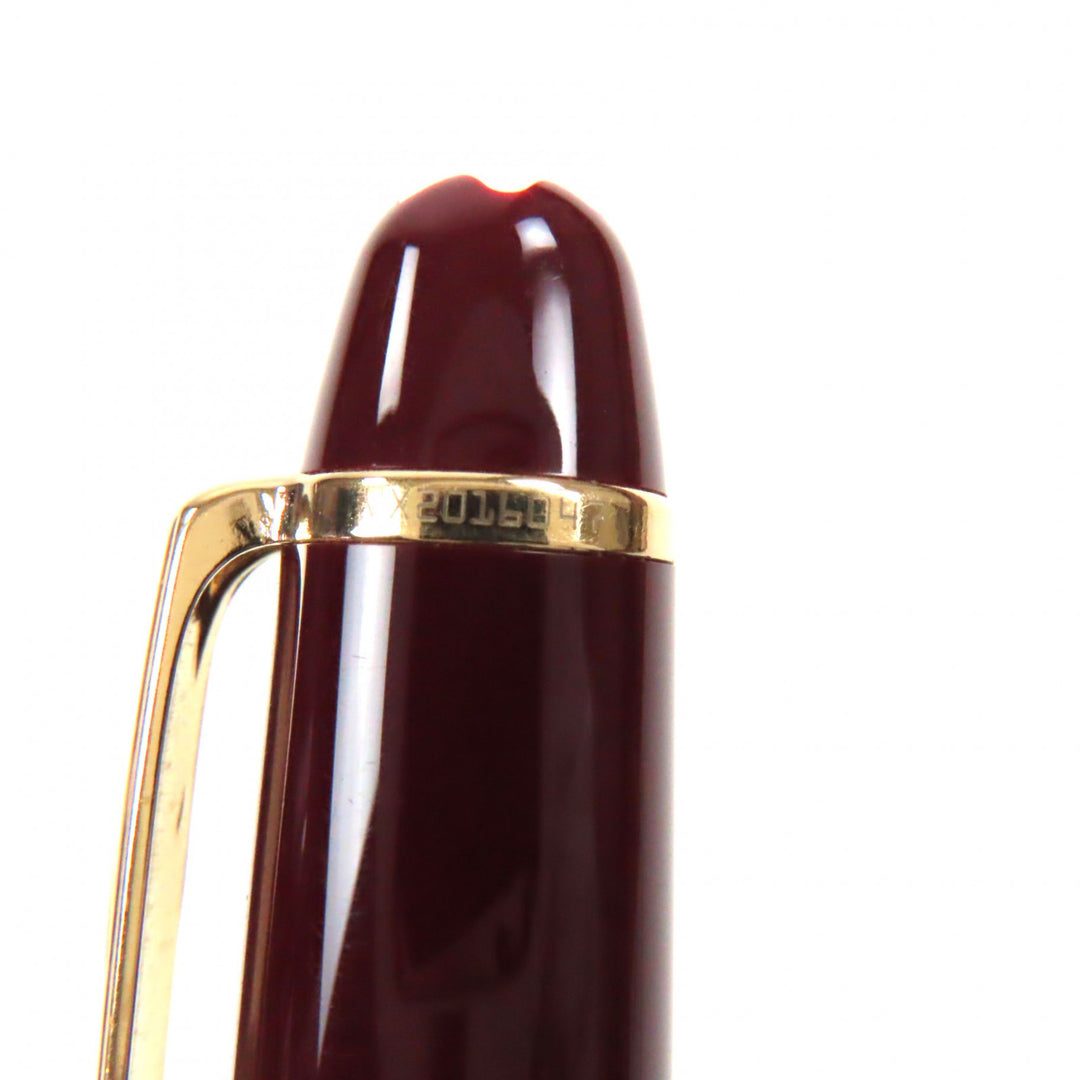 Great MONTBLANC fountain pen Meisterstück Classic Bordeaux 14K mens