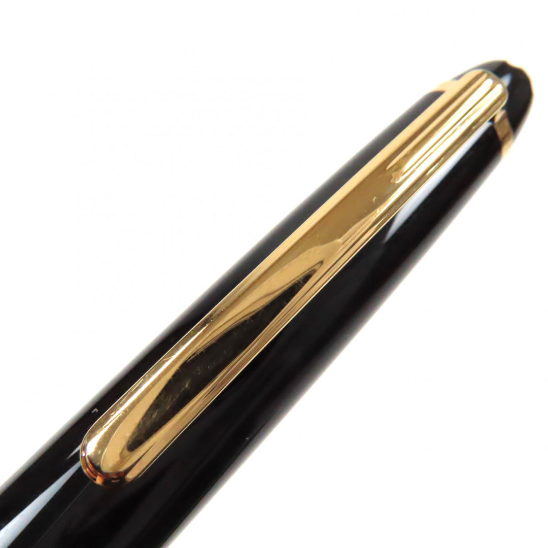 Very Good MONTBLANC Ballpoint pen Meisterstck Classic Black gold ー mens