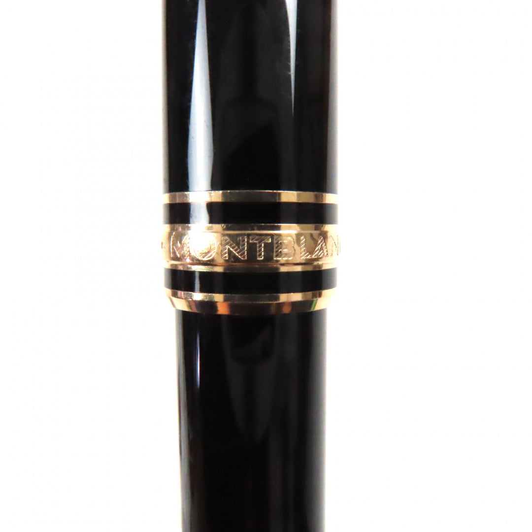 Very Good MONTBLANC Ballpoint pen Meisterstck Classic Black gold ー mens