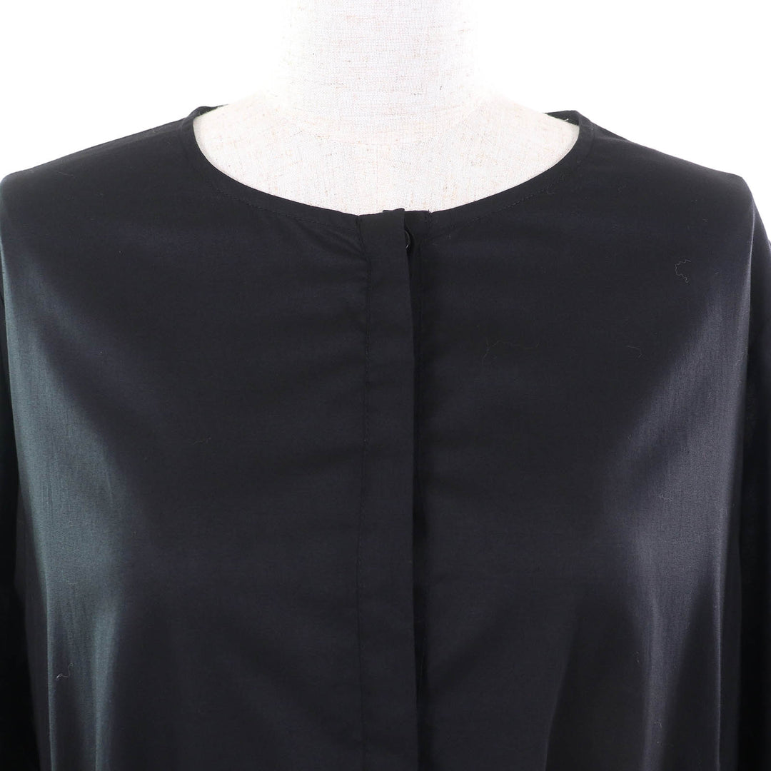 Excellent Merlette one piece Flower Beads Crew Neck Long Sleeve black M