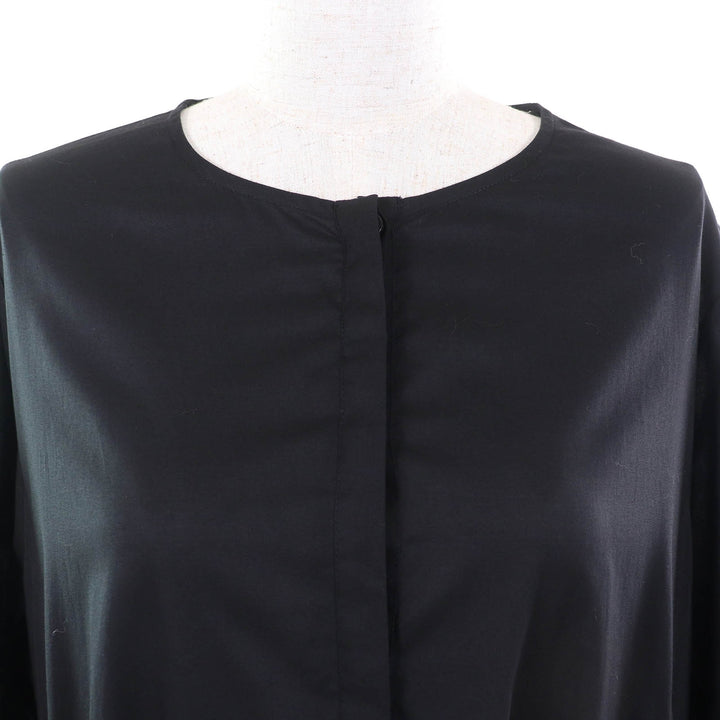 Excellent Merlette one piece Flower Beads Crew Neck Long Sleeve black M