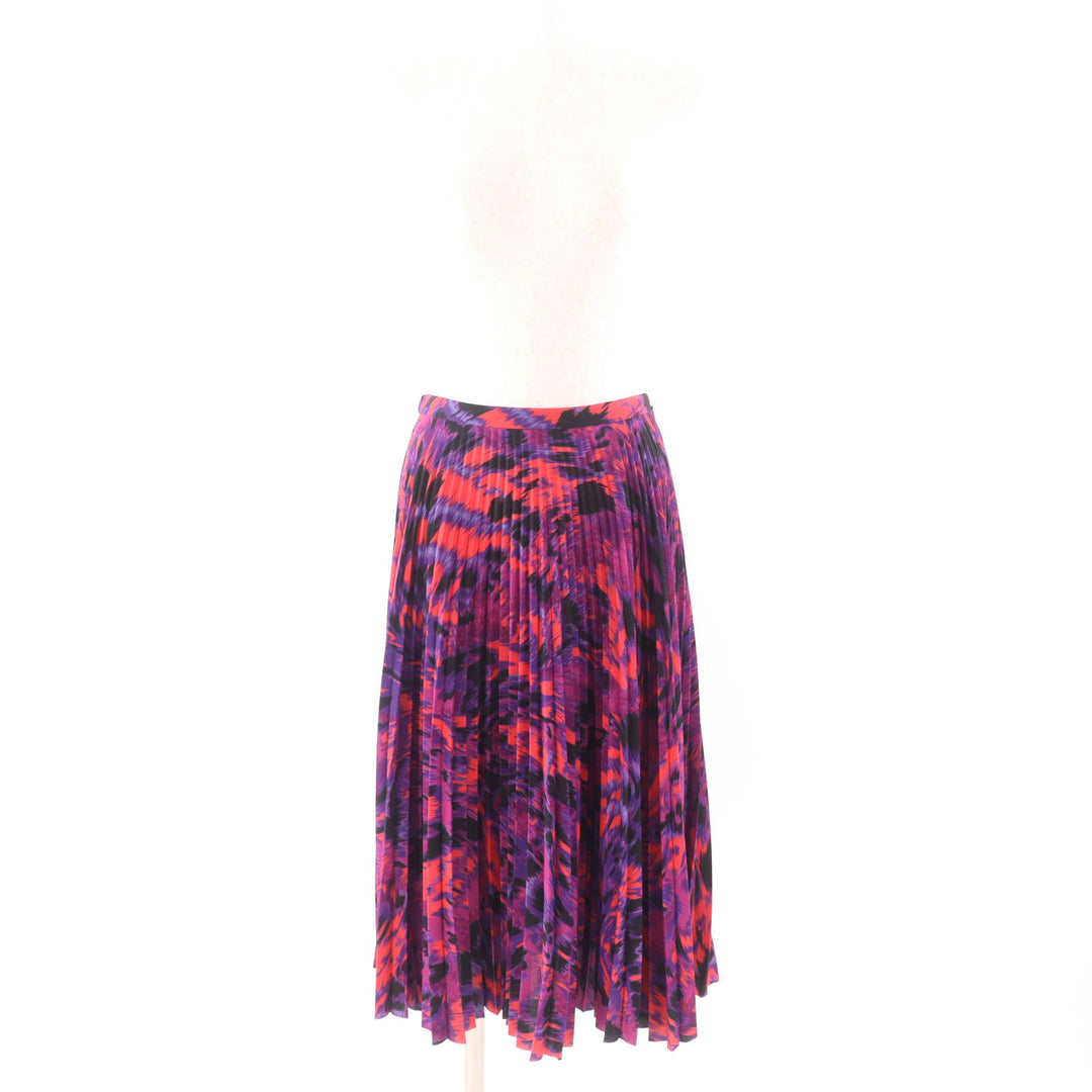 Excellent BALENCIAGA Pleated skirt Overall handle Multi polyester 34 542847