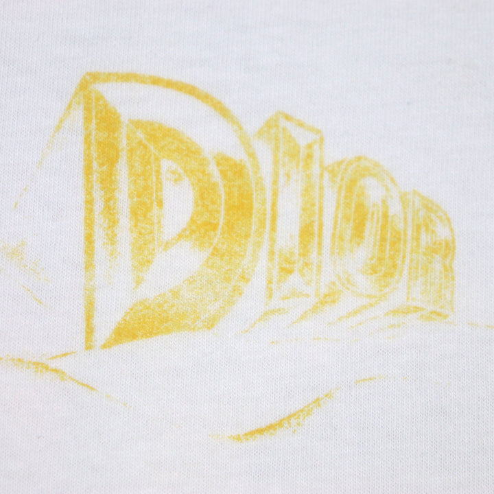 Great DIOR Long-sleeved T-shirt Printed Sweat Shirt white cotton mens L