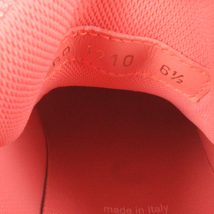 Pristine LOUIS VUITTON Low cut sneakers LV Trainer Line Monogram denim Orange