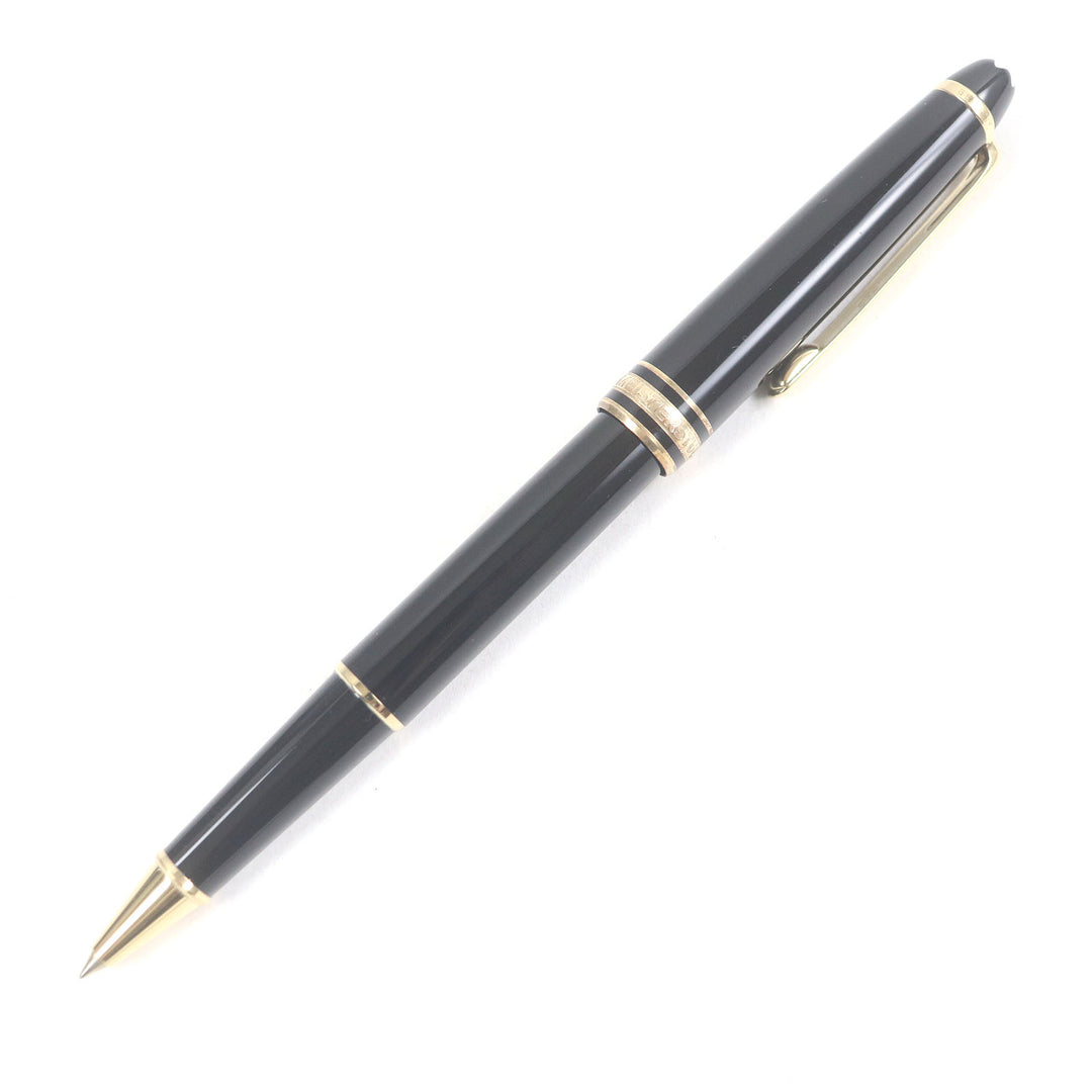 Excellent MONTBLANC Ballpoint pen Meisterstck Classic Black gold mens