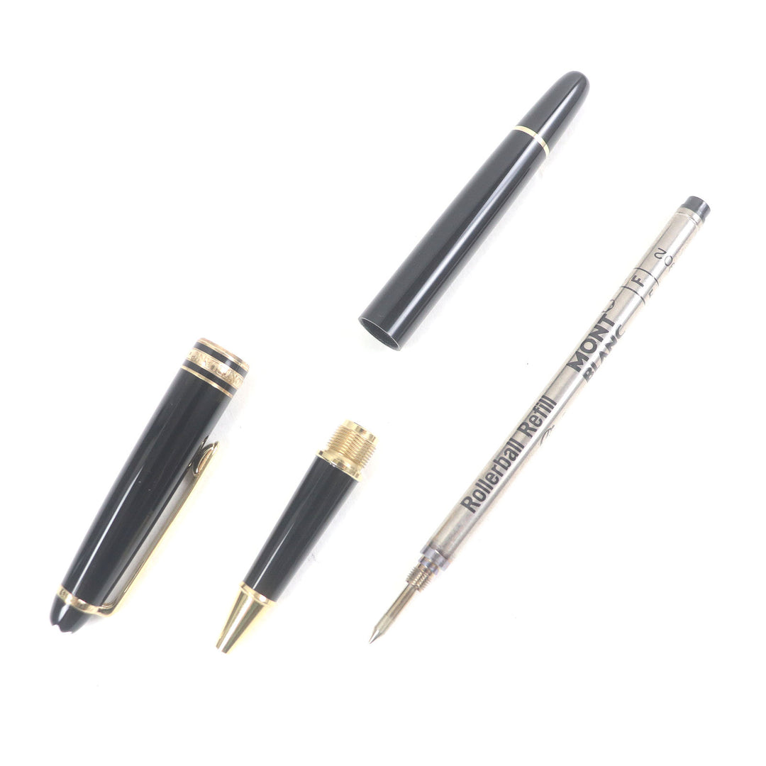 Excellent MONTBLANC Ballpoint pen Meisterstck Classic Black gold mens