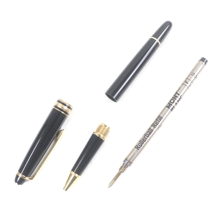 Excellent MONTBLANC Ballpoint pen Meisterstck Classic Black gold mens