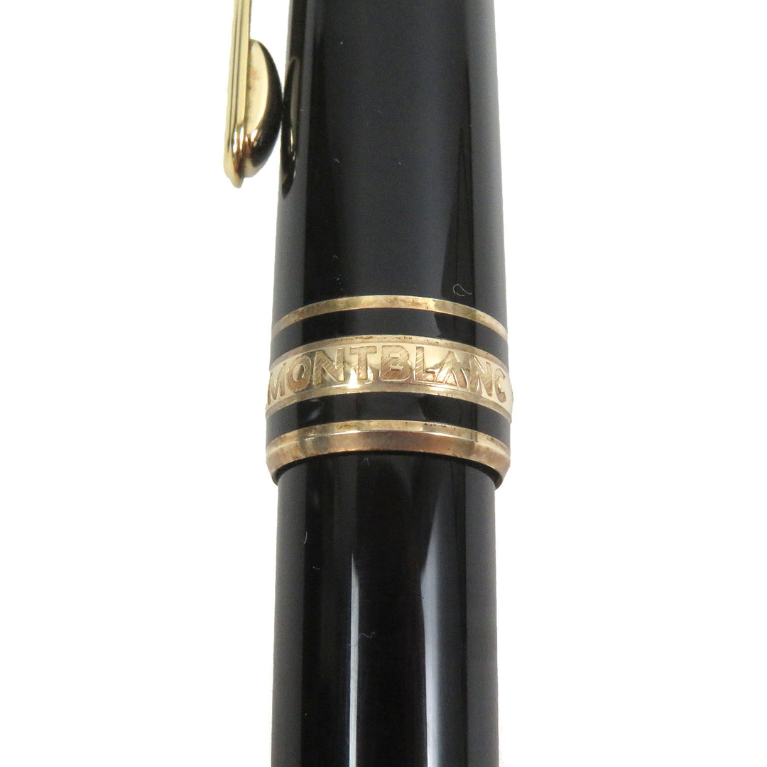 Excellent MONTBLANC Ballpoint pen Meisterstck Classic Black gold mens