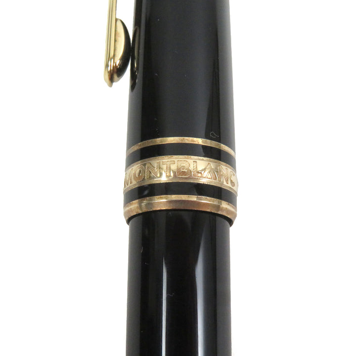 Excellent MONTBLANC Ballpoint pen Meisterstck Classic Black gold mens