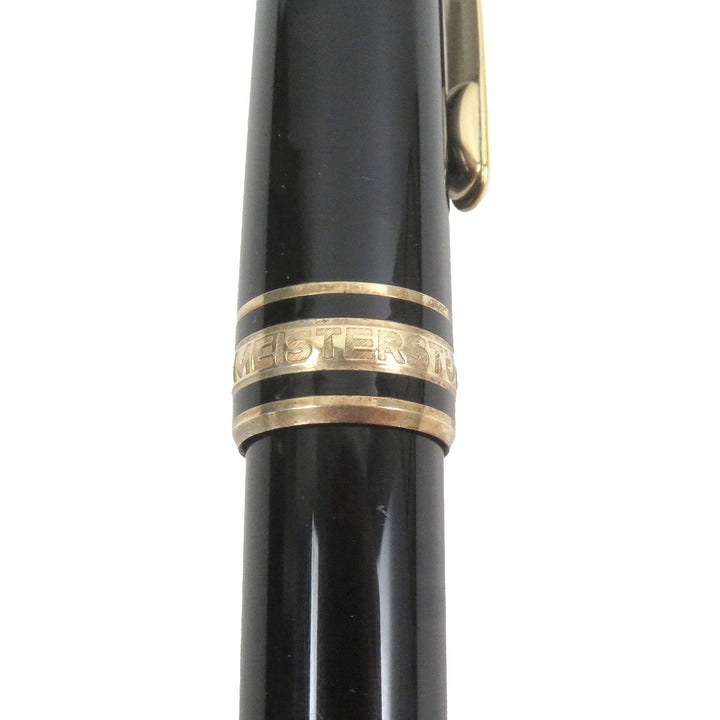 Excellent MONTBLANC Ballpoint pen Meisterstck Classic Black gold mens