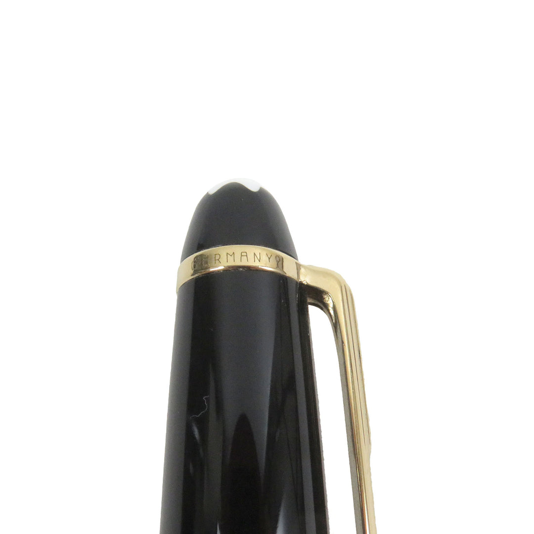 Excellent MONTBLANC Ballpoint pen Meisterstck Classic Black gold mens