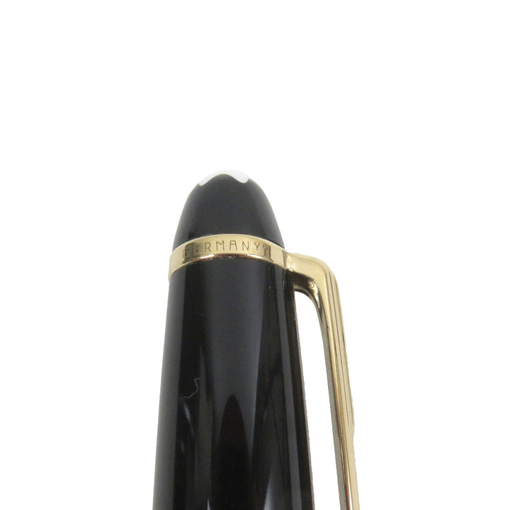 Excellent MONTBLANC Ballpoint pen Meisterstck Classic Black gold mens