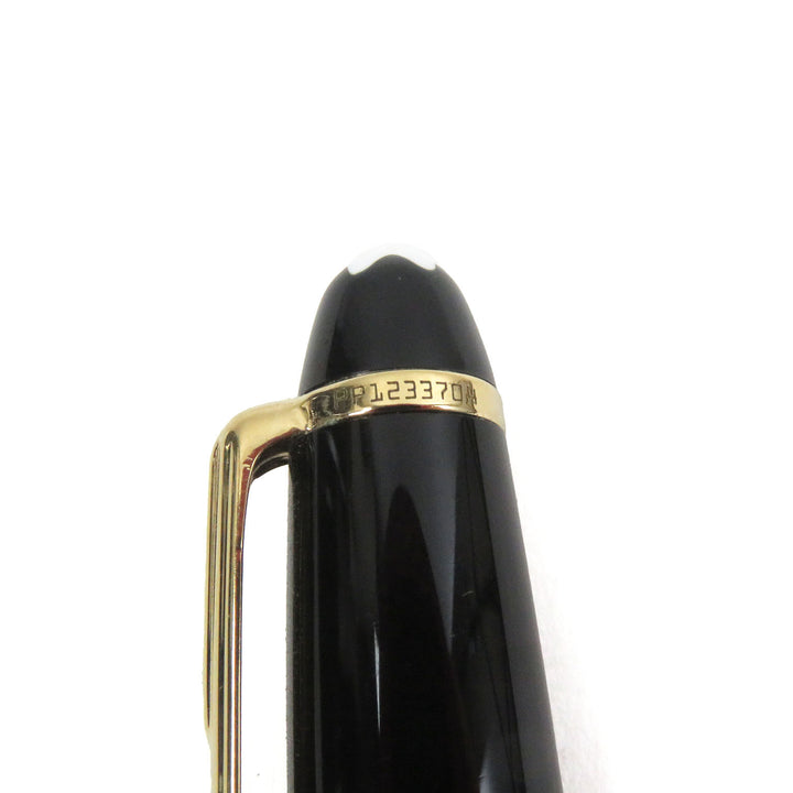 Excellent MONTBLANC Ballpoint pen Meisterstck Classic Black gold mens