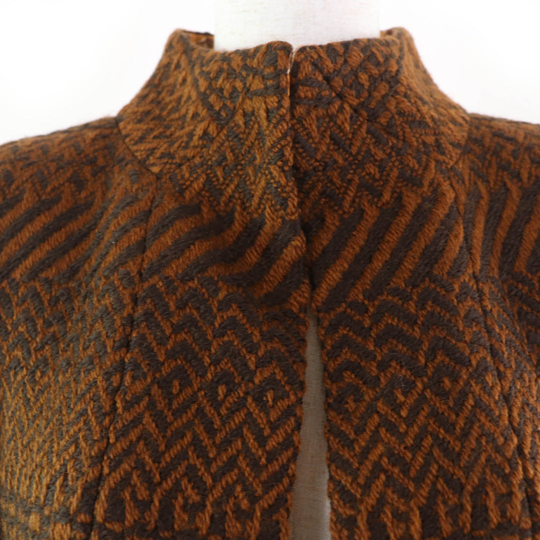 Excellent CHANEL two-piece set Brown wool Women 38 00A P16210W02649