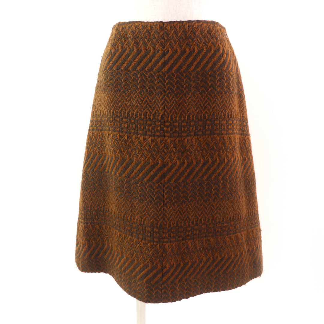 Excellent CHANEL two-piece set Brown wool Women 38 00A P16210W02649