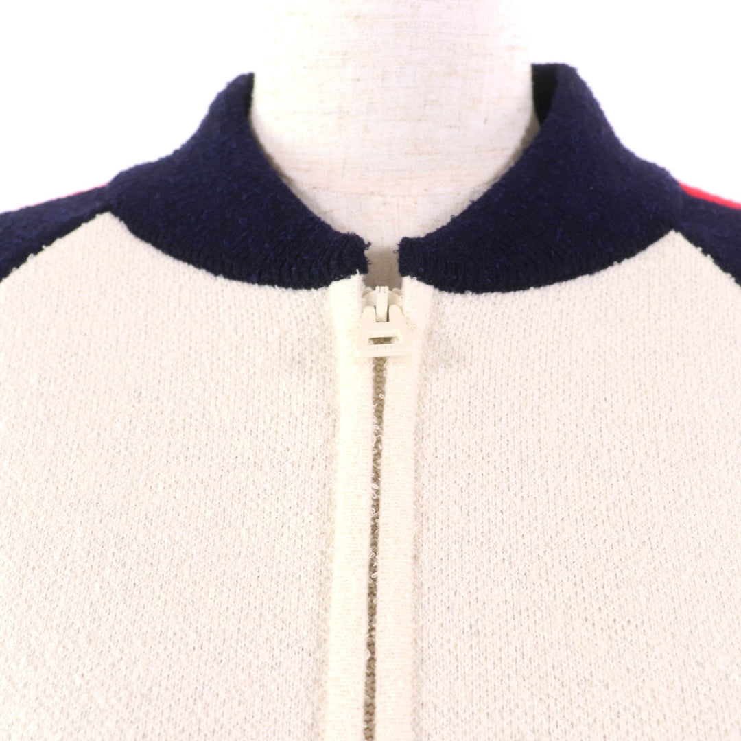 Christian Dior Jacket JA DIOR PARIS Cropped Bomber Navy white 44 144V50AM350