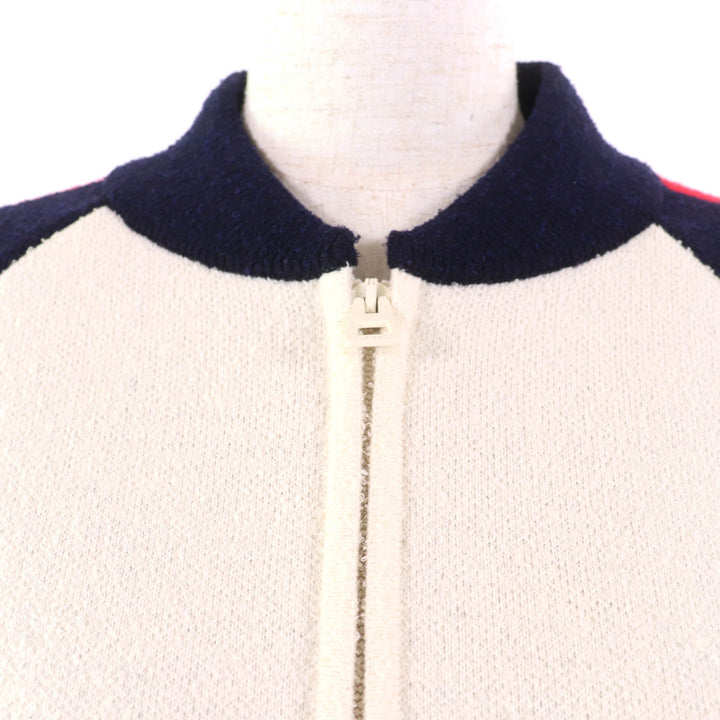 Christian Dior Jacket JA DIOR PARIS Cropped Bomber Navy white 44 144V50AM350