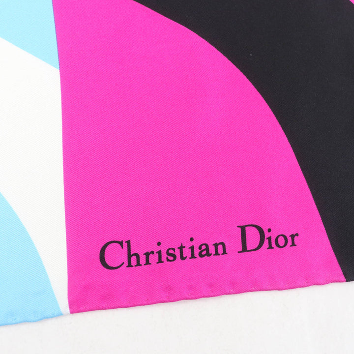 Pristine Christian Dior scarf D-Jungle Pop animal multicolor silk Women