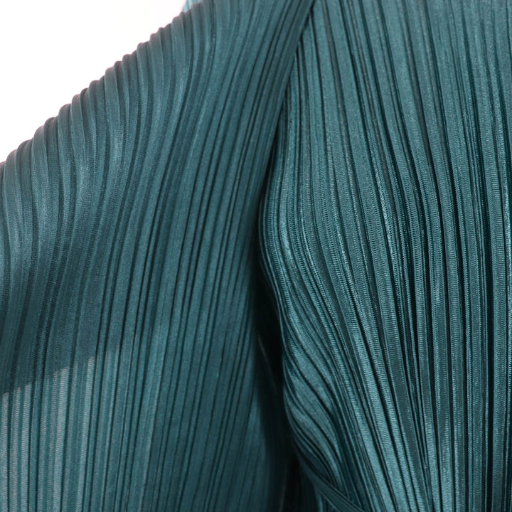 Great PLEATS PLEASE ensemble Jacket Sleeveless dress green PP51-JO128 PP51-JH125