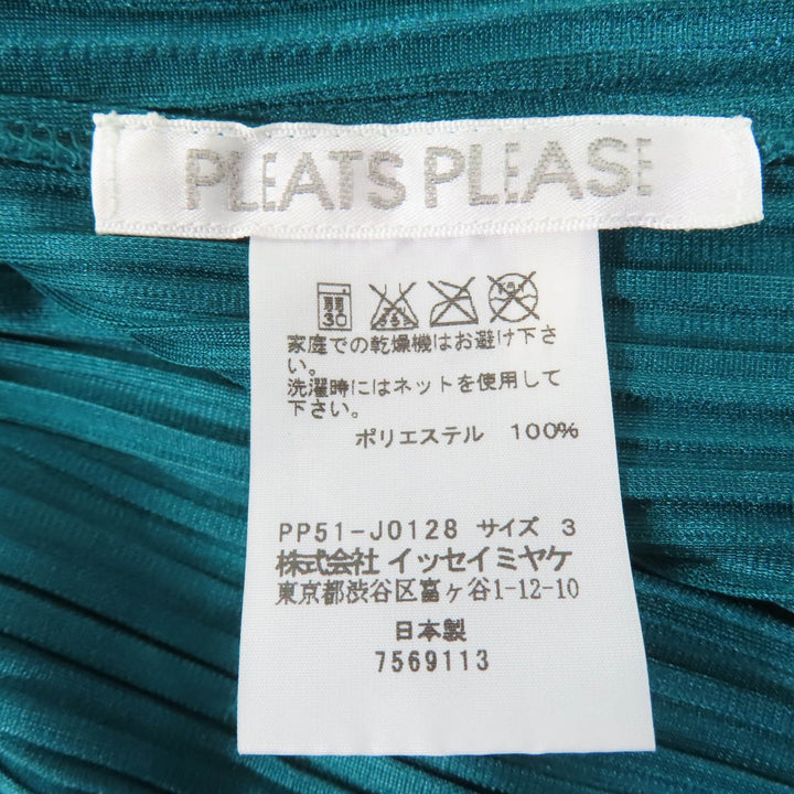 Great PLEATS PLEASE ensemble Jacket Sleeveless dress green PP51-JO128 PP51-JH125