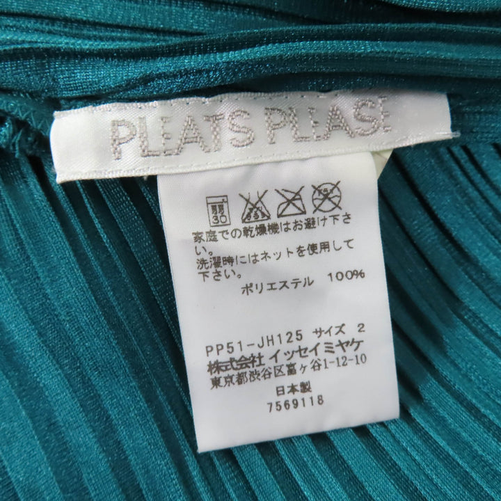 Great PLEATS PLEASE ensemble Jacket Sleeveless dress green PP51-JO128 PP51-JH125