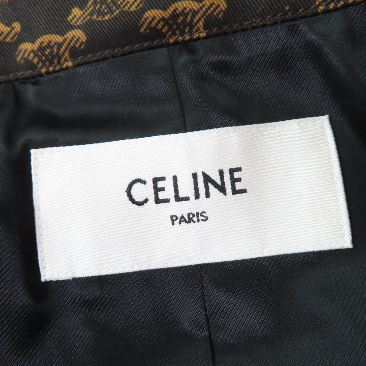 Excellent CELINE trench coat Brown cotton Women 40 2M398267M