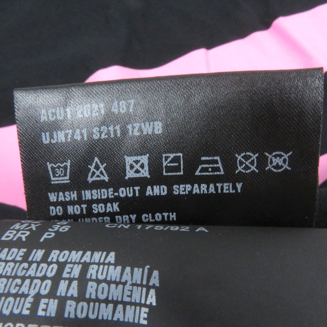 Excellent PRADA Short sleeve T-shirt Oversized Triangle Logo black cotton mens S