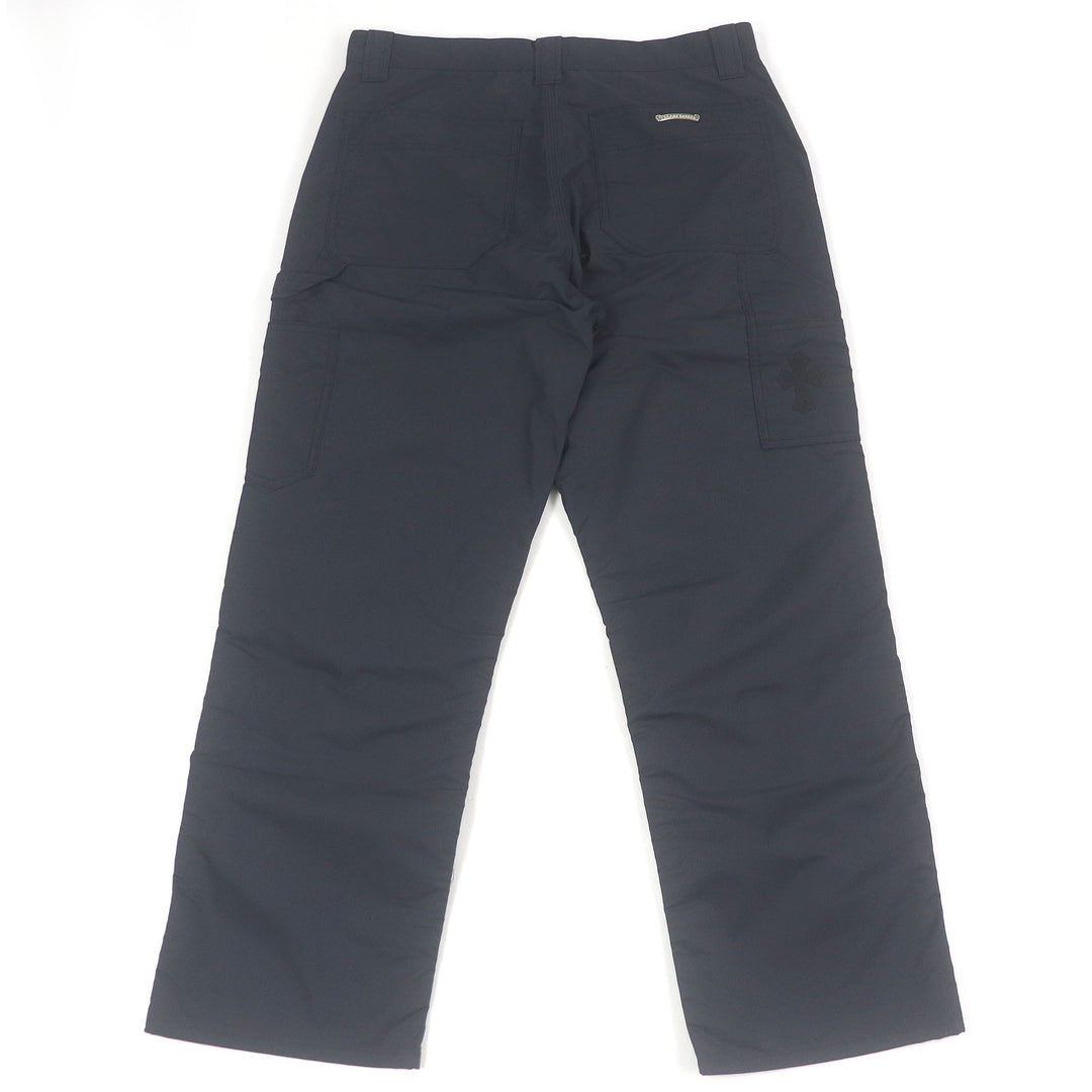 CHROME HEARTS Pants Leather switching carpenter long Nylon mens 33