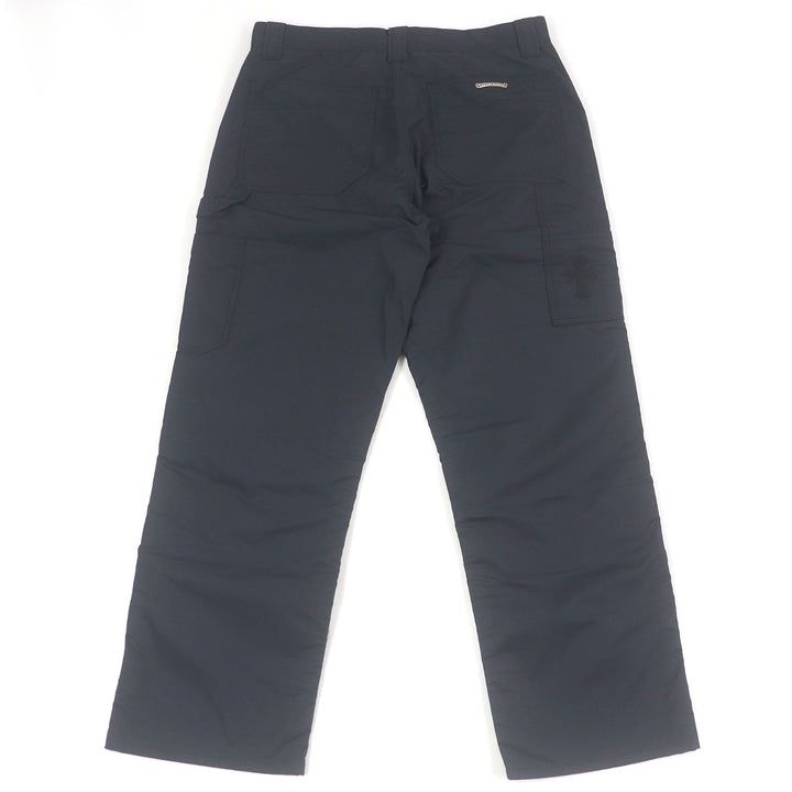 CHROME HEARTS Pants Leather switching carpenter long Nylon mens 33