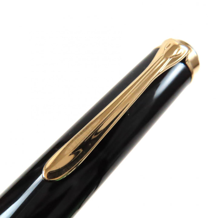 Great PERIKAN fountain pen Sovereign Striped Pattern Green Black Gold 14K M400