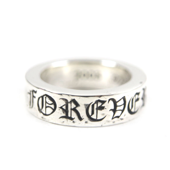 Great CHROME HEARTS Ring Spacer Ring Forever 0.2"""" Silver 925 mens
