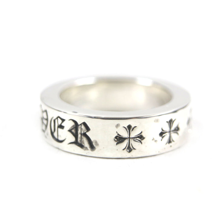 Great CHROME HEARTS Ring Spacer Ring Forever 0.2"""" Silver 925 mens