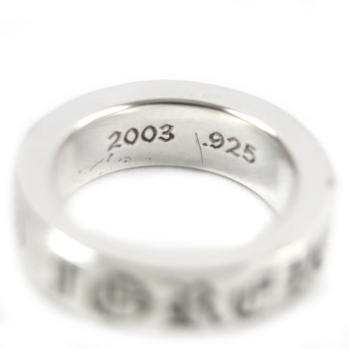 Great CHROME HEARTS Ring Spacer Ring Forever 0.2"""" Silver 925 mens