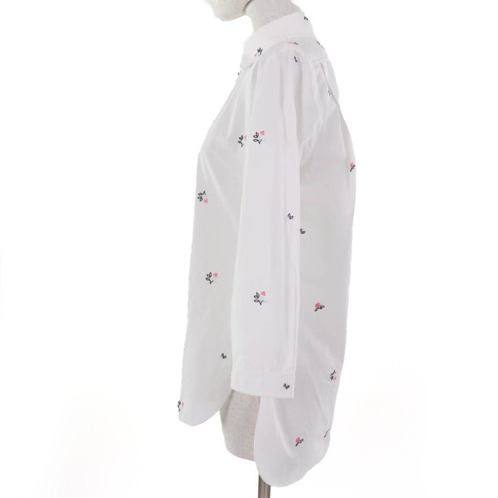 Great PATOU Long sleeve shirt Flower Embroidery Organic Cotton Baby 36