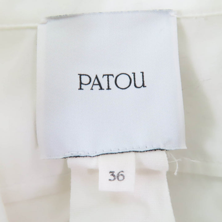 Great PATOU Long sleeve shirt Flower Embroidery Organic Cotton Baby 36