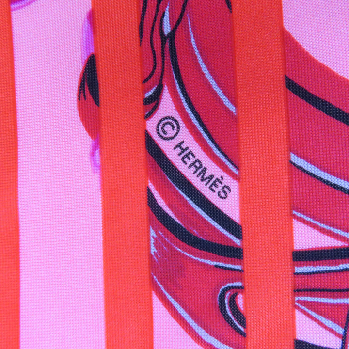 Excellent HERMES scarf BRIDES de GALA Brides for ceremonies Red series silk Women