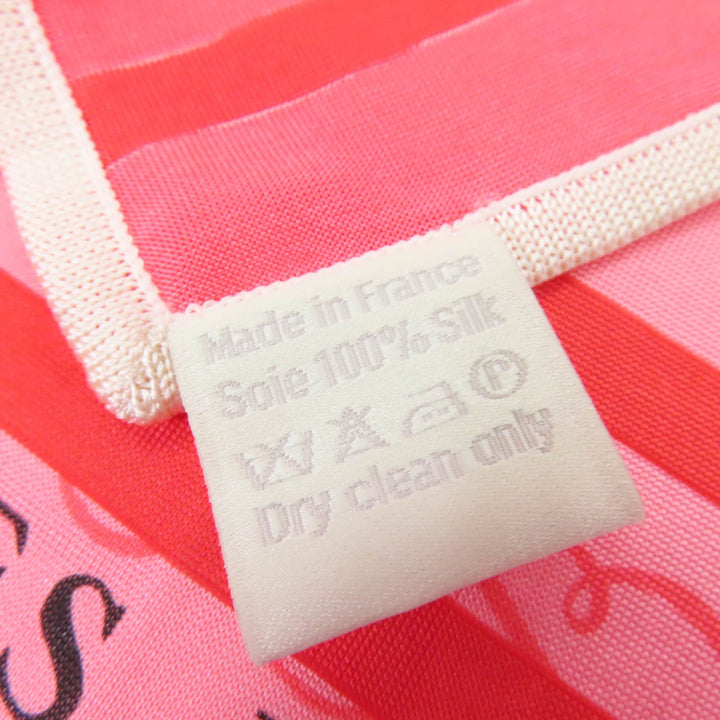 Excellent HERMES scarf BRIDES de GALA Brides for ceremonies Red series silk Women