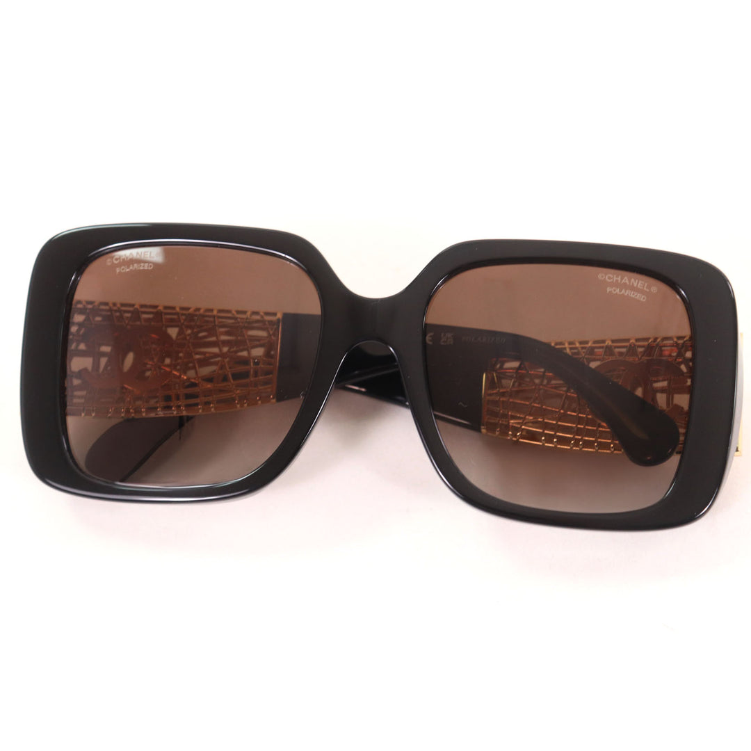 Excellent CHANEL sunglasses Square shape Current product COCO Mark 5532-A