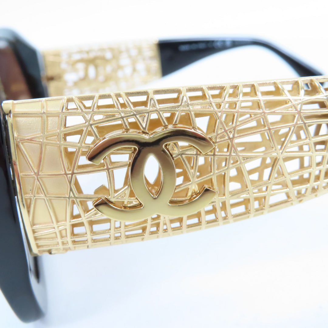 Excellent CHANEL sunglasses Square shape Current product COCO Mark 5532-A