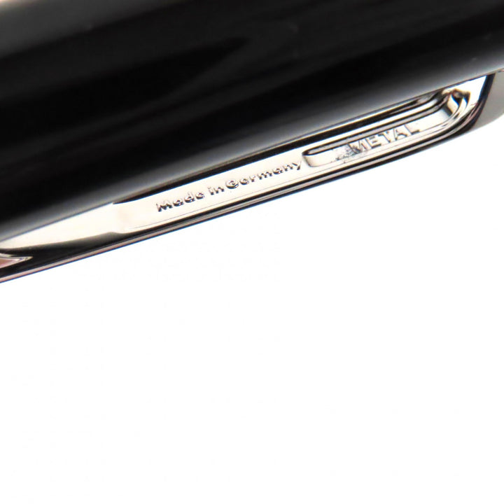 Excellent MONTBLANC Ballpoint pen Starwalker Blue Dome Twist Type Black Silver ー mens