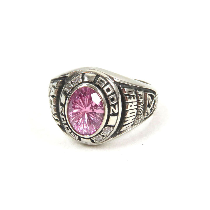Excellent JOSTENS Ring Diamond 4P 2005-2006 TAEGU ANDREA Accessories Silver