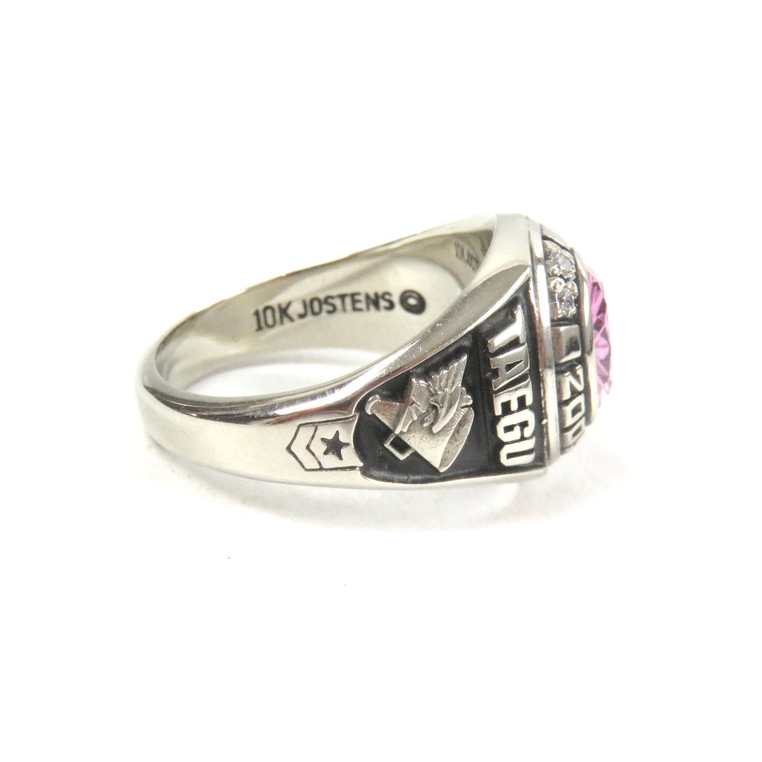 Excellent JOSTENS Ring Diamond 4P 2005-2006 TAEGU ANDREA Accessories Silver