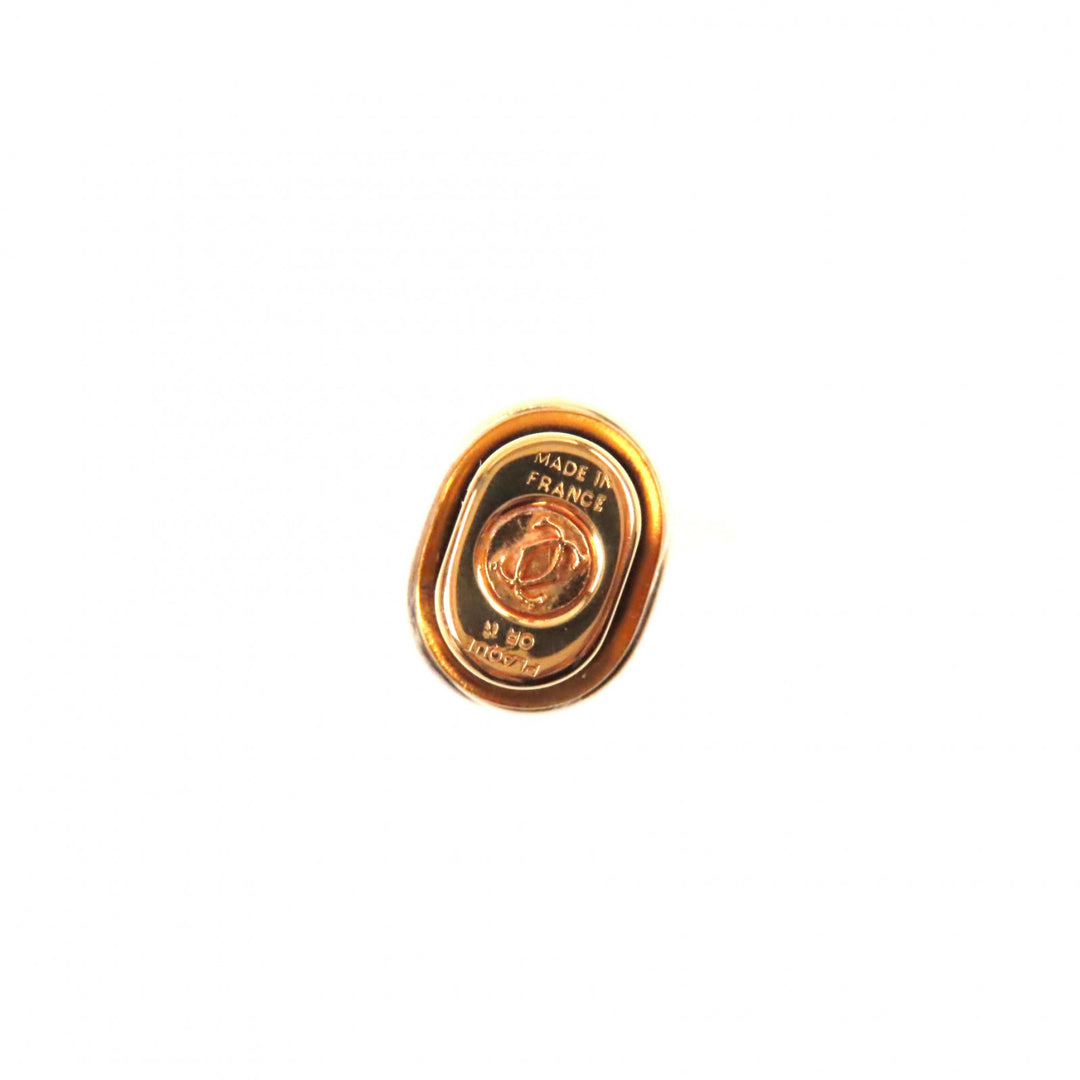 Excellent Cartier Ballpoint pen Trinity All-over pattern, cap style gold ー mens