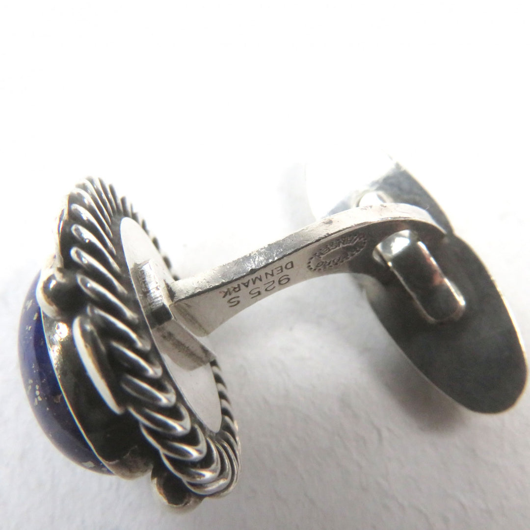 Very Good Georg Jensen Cufflinks cufflinks Silver blue 925 lapis lazuli men