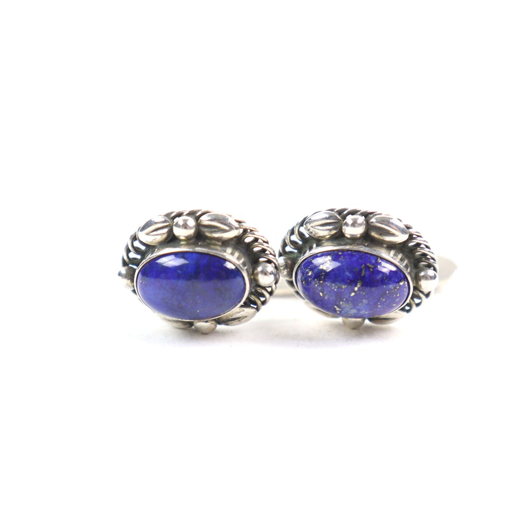 Very Good Georg Jensen Cufflinks cufflinks Silver blue 925 lapis lazuli men