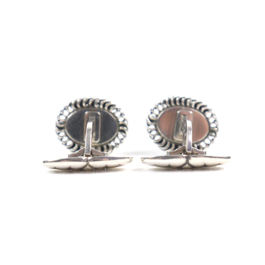 Very Good Georg Jensen Cufflinks cufflinks Silver blue 925 lapis lazuli men
