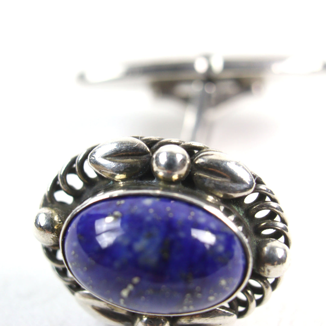 Very Good Georg Jensen Cufflinks cufflinks Silver blue 925 lapis lazuli men