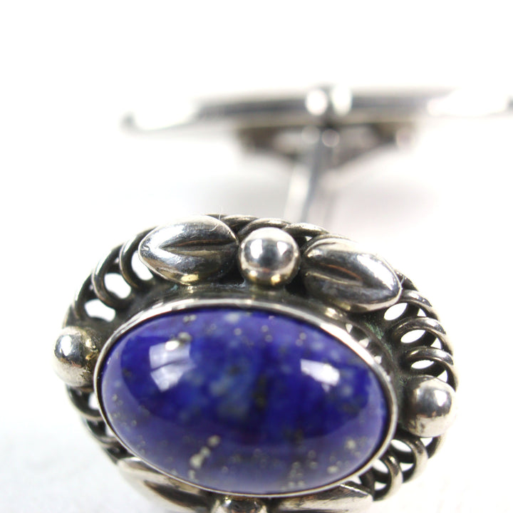 Very Good Georg Jensen Cufflinks cufflinks Silver blue 925 lapis lazuli men